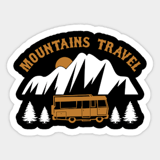 Mountains Travel Sticker